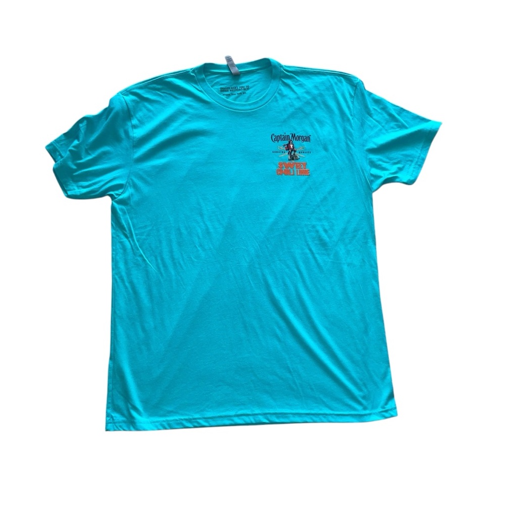 Captain Morgan Sweet Chilli Lime Blue T Shirt